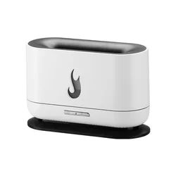 New Air Humidifier Flame Air Humidifier Warm Cooling Water Atomizer Custom Logo Home Decoration Essential Oil Diffuser