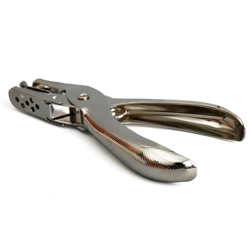 
Metal 6mm Pore Diameter Punch Pliers Single Hole Puncher Hand Paper Scrapbooking Punches 1-8 Pages Paper Hole Puncher 