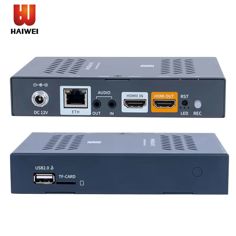 L2  Webrtc 200ms low latency POE USB TF recoding 4K  H264 H265 HDMI 1080 60fps Video Encoder