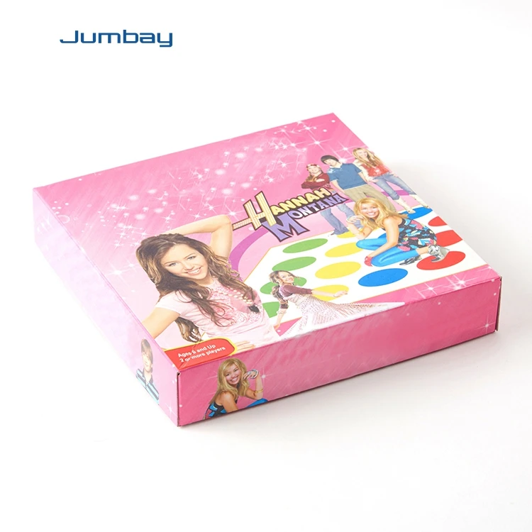 Personalized Custom Low Price 100% Plastic Twister Board Game Make Funny Board Game In China