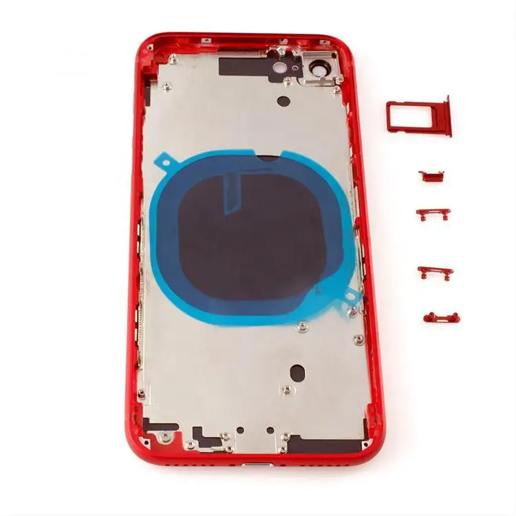 Hot selling parts back glass chassis battery cover case replacement for iphone 8 8g rear back door housing