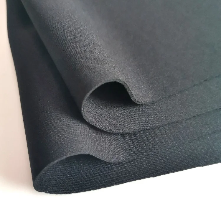 2mm Black Neoprene Fabric Waterproof Nylon Neoprene Fabric Neoprene Nylon Fabric for Diving Suit