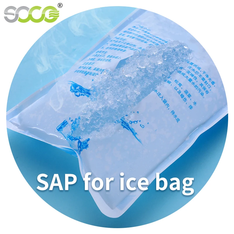 High Quality super absorbent polymer price sodium polyacrylate granules Gel Powder For Ice Pack
