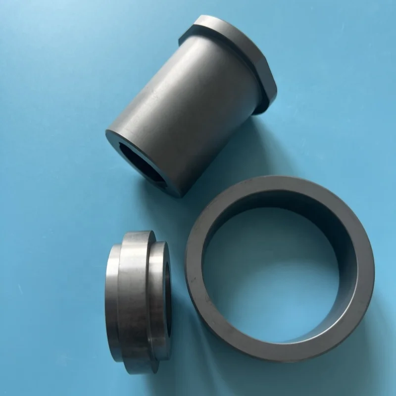 Sintered Silicon Carbide Ceramic Bushing  Reaction Sintering Ssic Ceramic Bearing