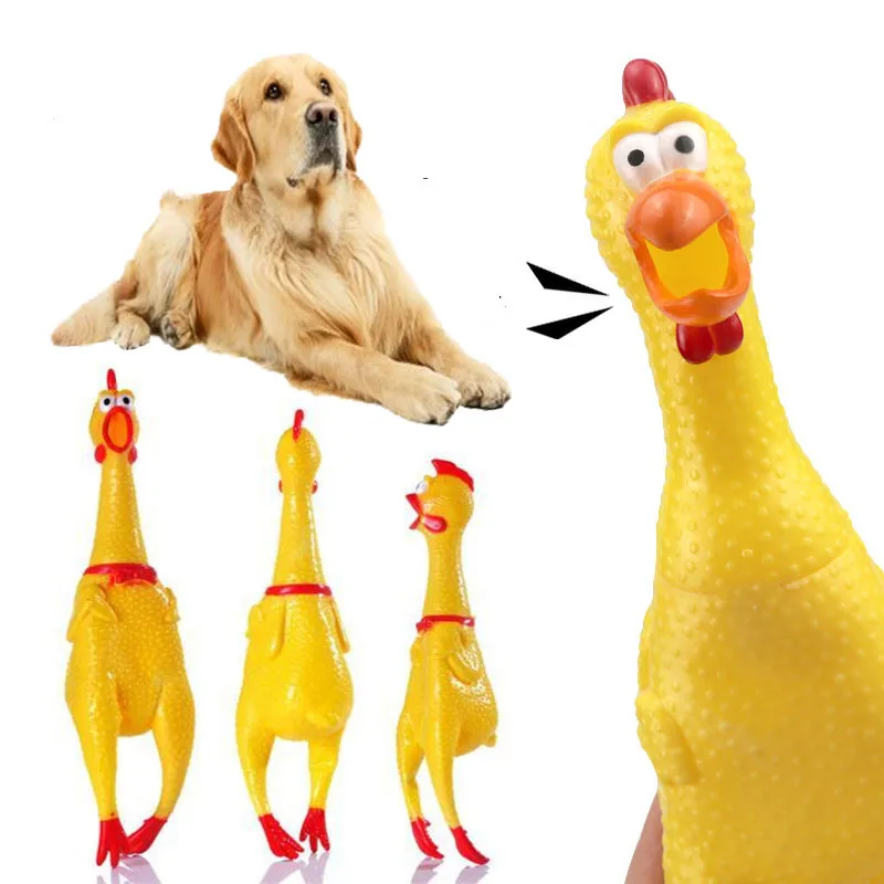 Relaxlines Upgraded version Pet supplies screaming chicken pet toy super funny screaming chicken cat dog toy
