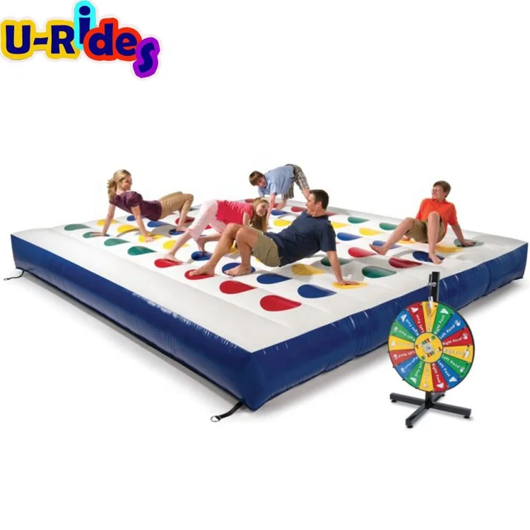 Factory prices fun interactive game blow up twister mattress inflatable twister for carnival events