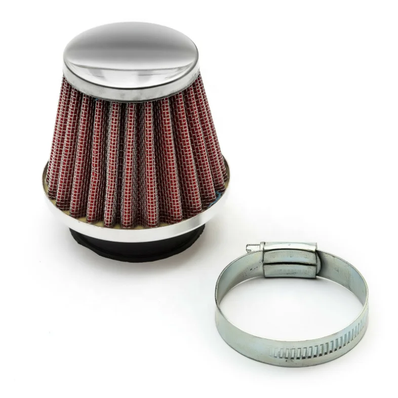 Воздушный фильтр для питбайка Dirtbike 42 мм красный эффективный прямоугольный в форме