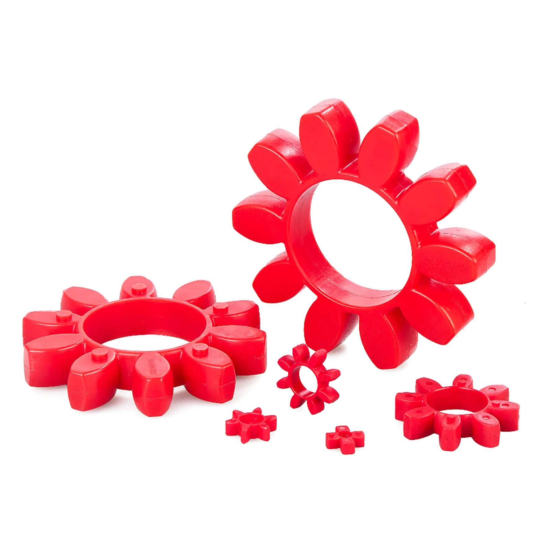 High quality rubber elastic cross shaft polyurethane spider plum coupling elastic buffer