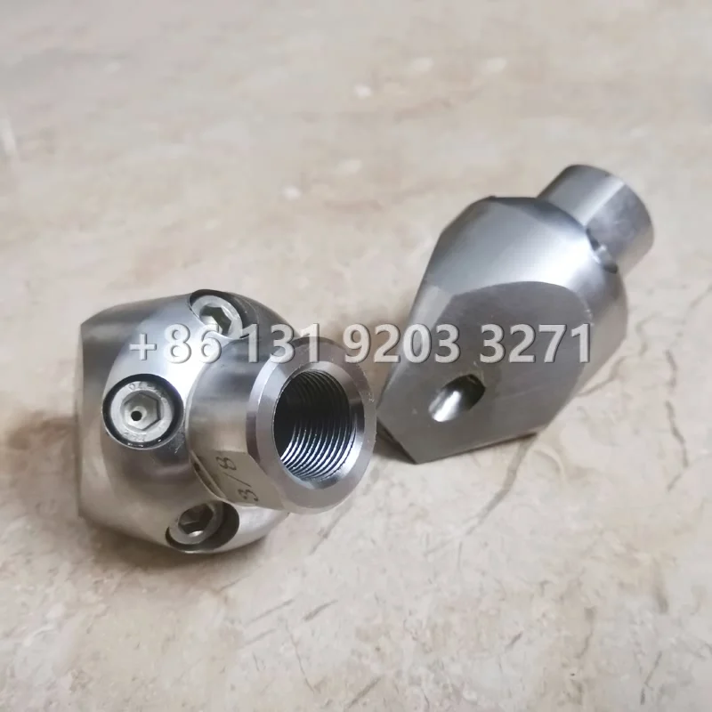 High pressure cleaning nozzle to dredge the sewer stainless steel nozzle