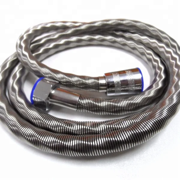 Резиновая водопроводная нержавеющая сталь короткая спиральная Гибкая душевая головка удлинитель шланга фитинги соединитель