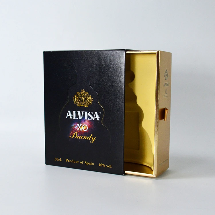 packaging boxes custom logo whisky or brandy or any other spirits prime branded packing cardboard box prime branded packing