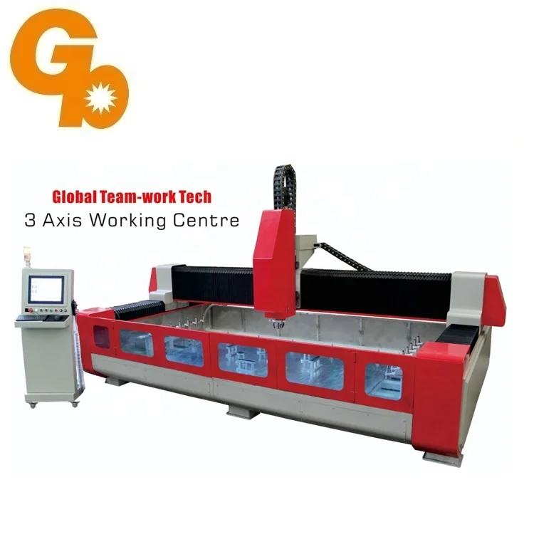 3axis CNC Stone Processing,Cutting,shaping,polishing,edging cut center machine
