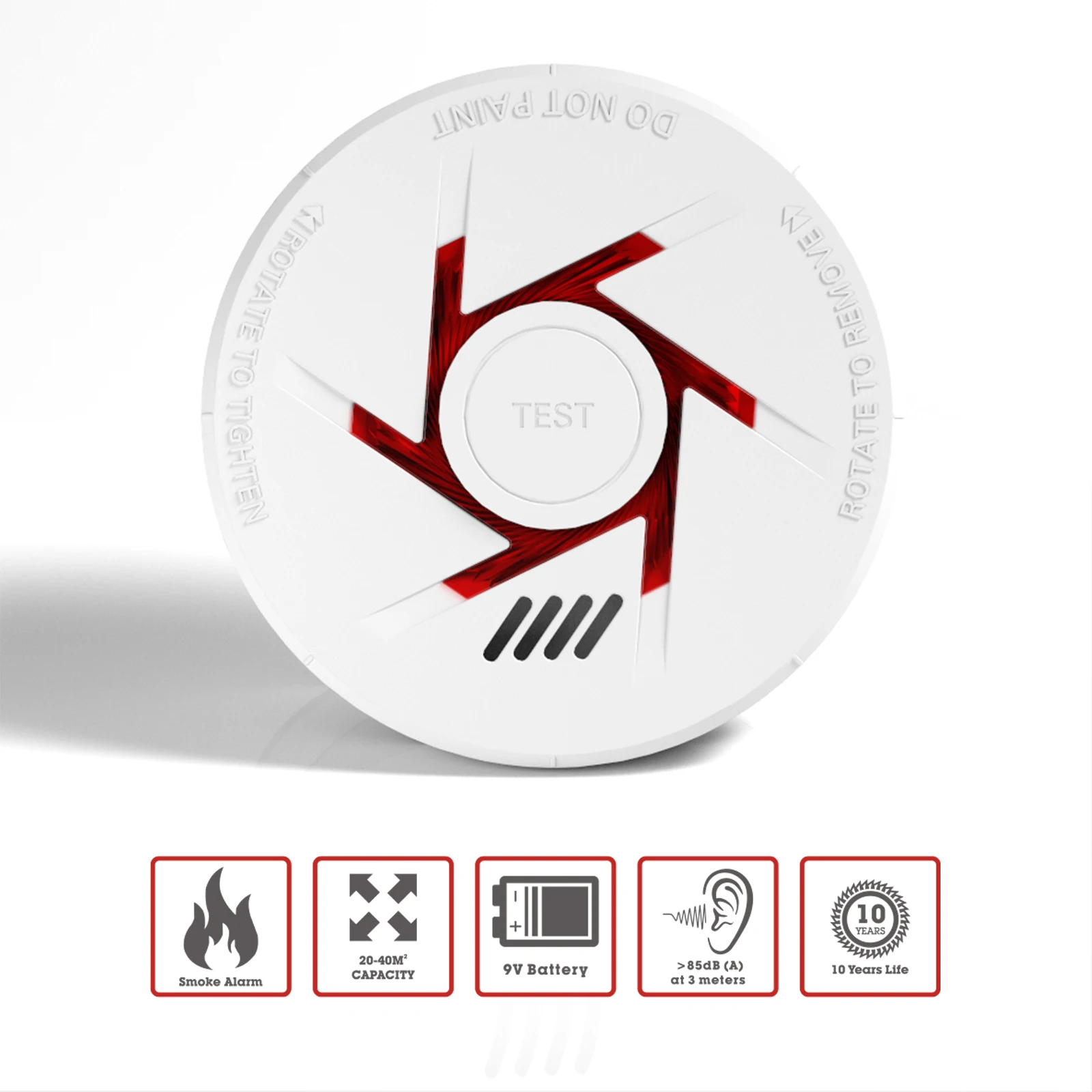 Low Price 5year New Standalone Smoke Detector Smoke Only  Fire Smoke Detector