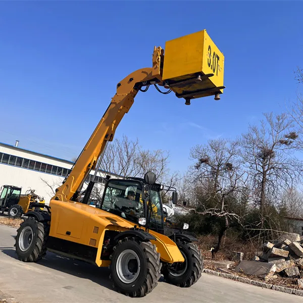 Telescopic Loader Forklift 7m   4WD applicable ploutry farming feeding additive