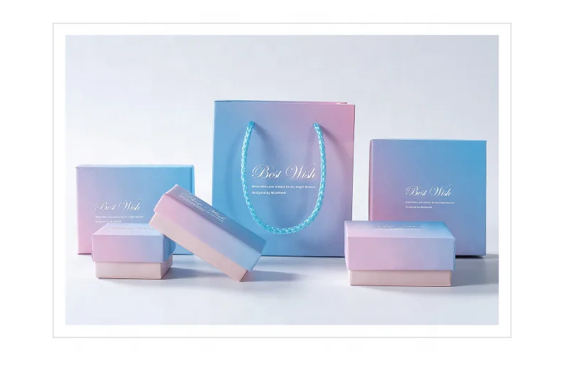 custom logo cream travel hinge cabinet cupboard wine jewelry box kraft beaded packaging pouch organizer storage with hidden