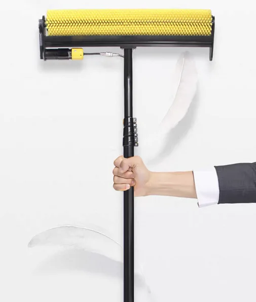 HQ Mount C11-13 Standard Solar Panel Cleaning Roller Brush PV Dry and Wet Cleaner