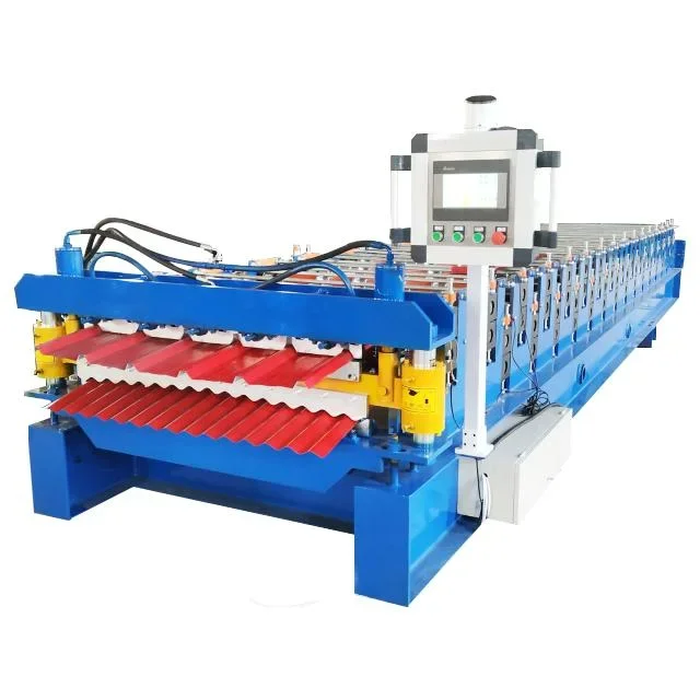 850 Corrugated Sheet Metal Roof Single Making Machine