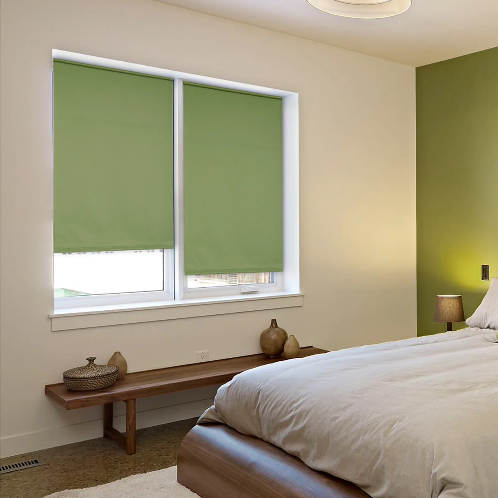 OEM roller blinds 25mm Smart curtain Motor Remote Control