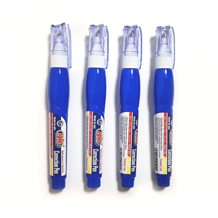 Fine Tip Fluid Correction Pen Fast Dry Correction Fluid Pen White 3mm Medium Tip Thermal Paper Igle Correction Pen