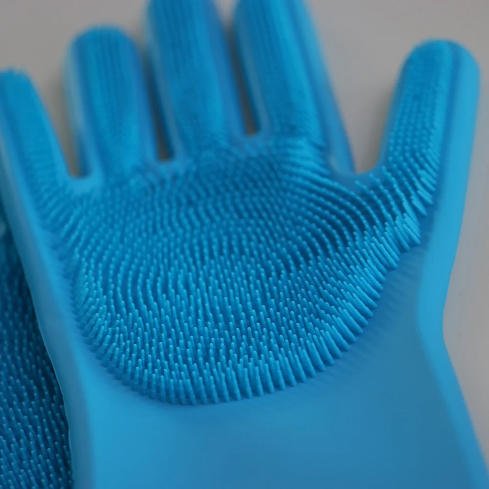 
Heat Resistant Dish Wash Silicone Household Rubber Gloves 