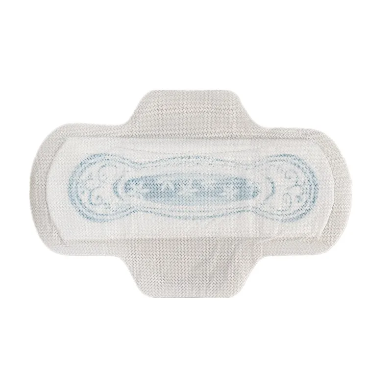 
Disposable Blue core sanitary napkin blue print sanitary pads for Bangladesh market 