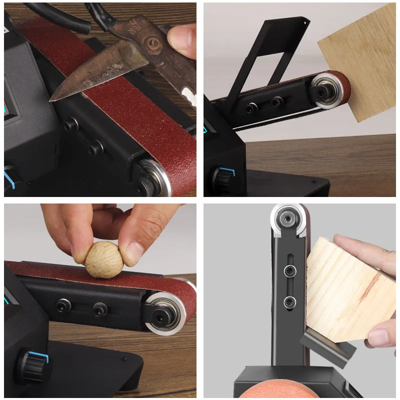 Rechargeable Small Belt Sander Lithium Micro Mini Electric Polishing Machine Knife Sharpening Talisman Sandpaper Machine