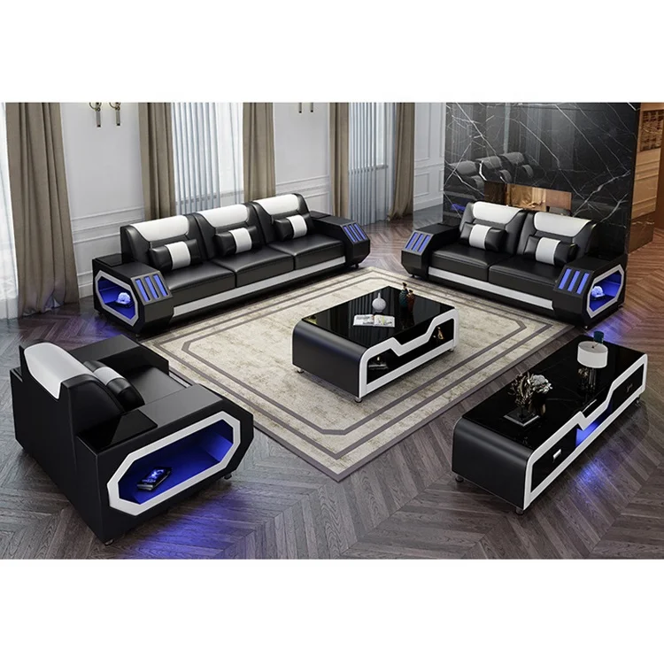 Smart sofa china Wholesale Factory Direct 3+2+1 seat Sectional big sofa Luxury livingroom Furniture Sofa Set hot sale couch
