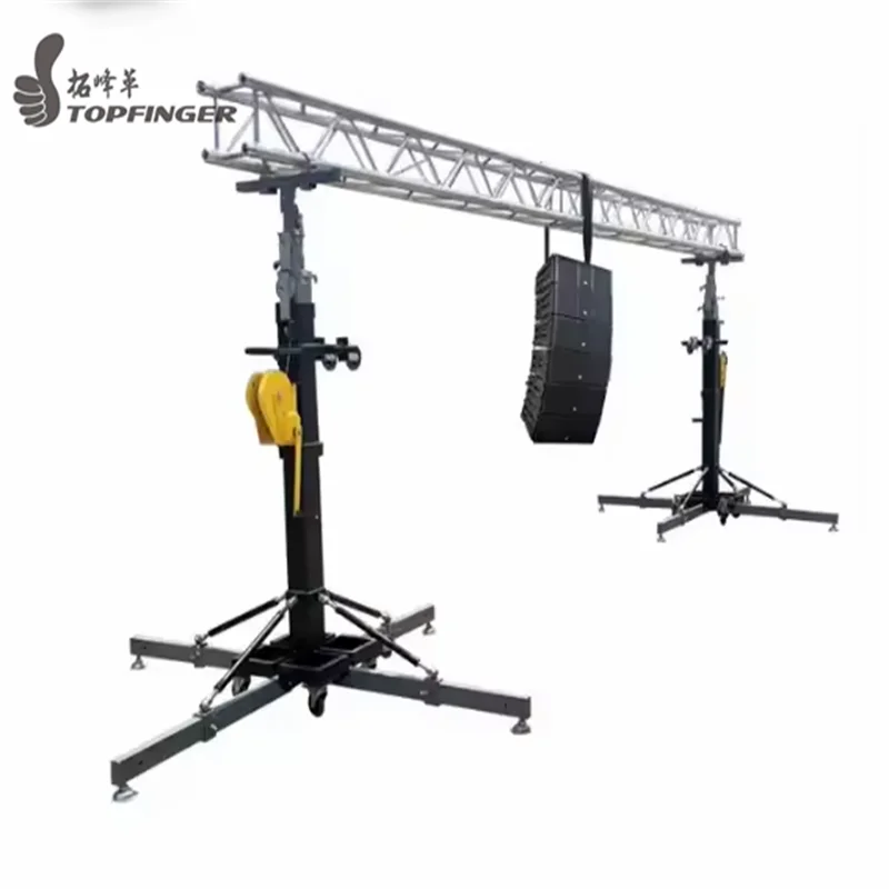TFR  New style  Aluminum Upright Line Array Speaker Truss Lift Stand