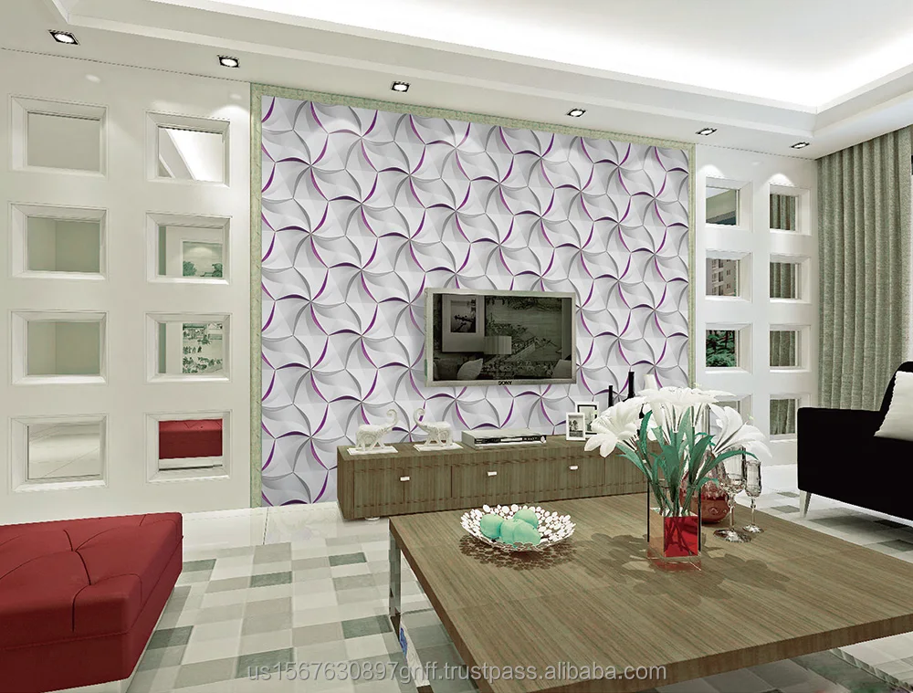 Hot Sale Modern 3D Suede Velvet  Wallpaper Custom Wholesale Papier Peint  Wallpaper Home Decoration Wallpaper For Wall