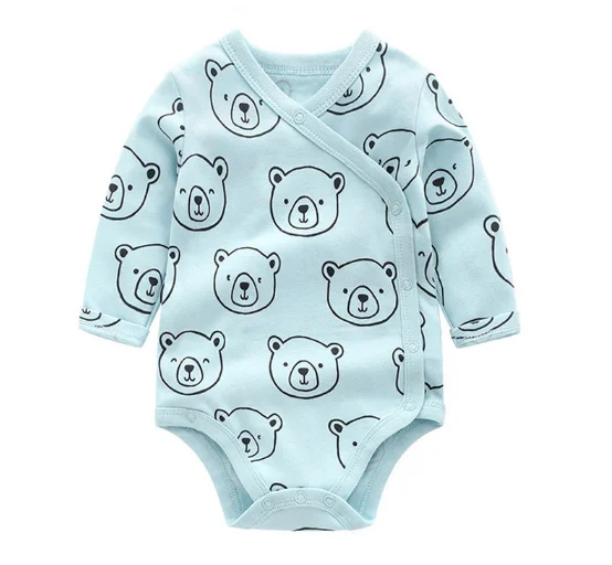 Hot sale baby clothing cotton 3-24M bodysuit infants wear newborn size with full prints