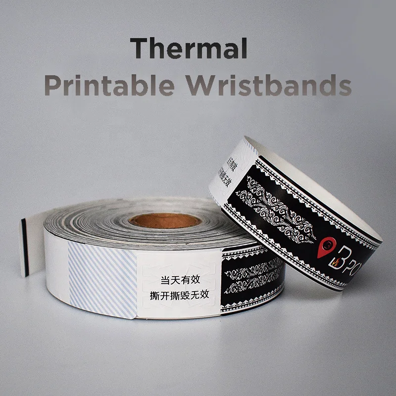 Waterproof fabric thermal wristbands for concert/music festival/resort/swimming pool/play ground/gym/activity/sports events