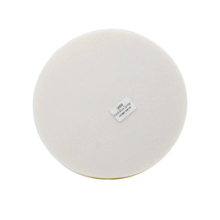 8 Inch Wave Automotive Polishing Pads White Waffle Dual Action Polisher Pads Polishing Pads