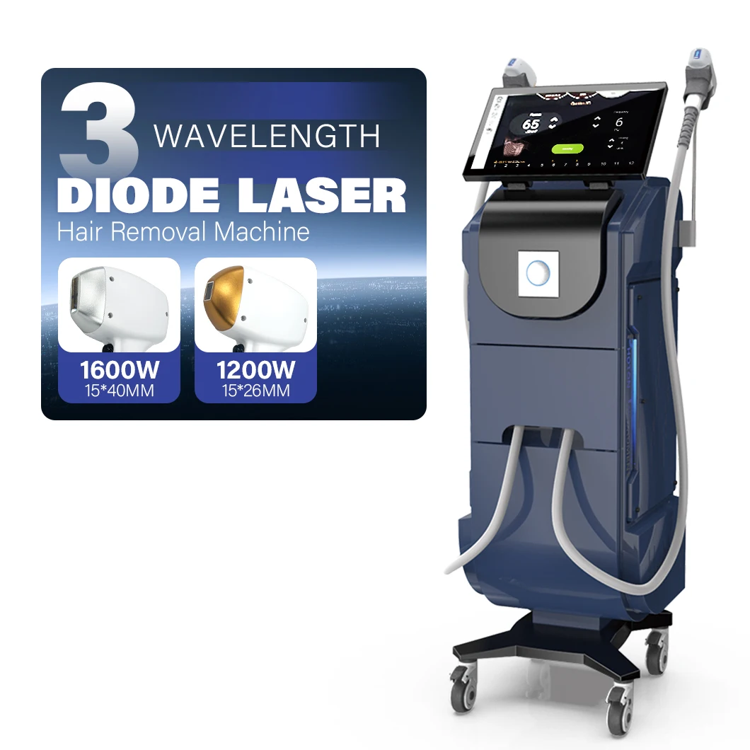 Perfectlaser 2024 OEM лазерный диодный Профессиональный 755 нм 808 1064 ледяной лазер 3 волны машина для удаления волос