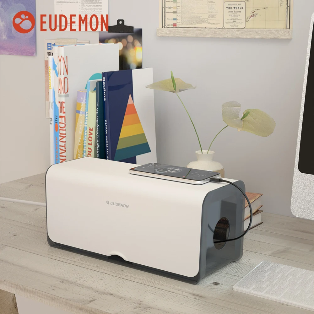 Desktop Baby Proofing Socket Storage Box Cable Organizer for Child Safety