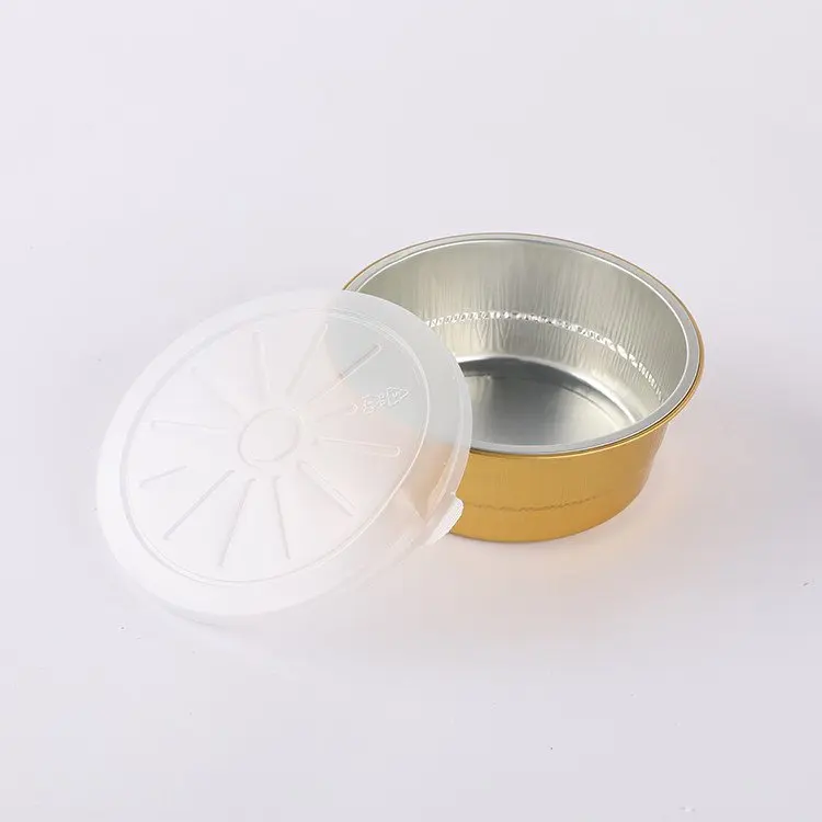 Take away disposable household food grade popular rectangle cupcake 5oz aluminum foil baking cups