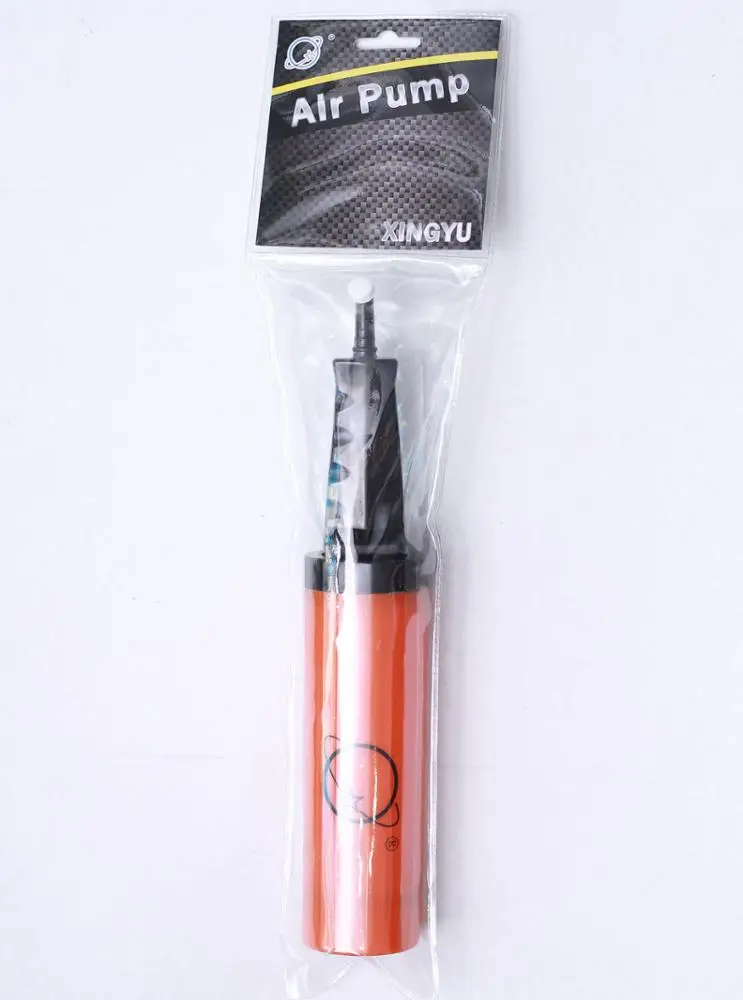 XY-903A Eco-friendly 10' dual action handheld air pines pump with needle for balloon inflator swim ring