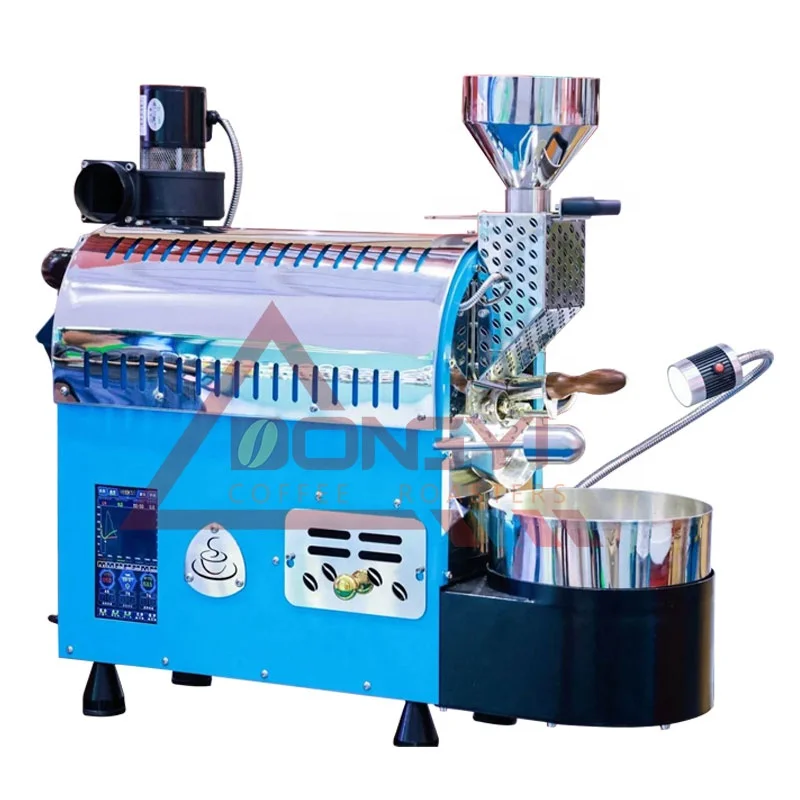 DONGYI  200g ,300g ,600g  small scale coffee roaster home mini stainless steel gas electric sample coffee bean roasting