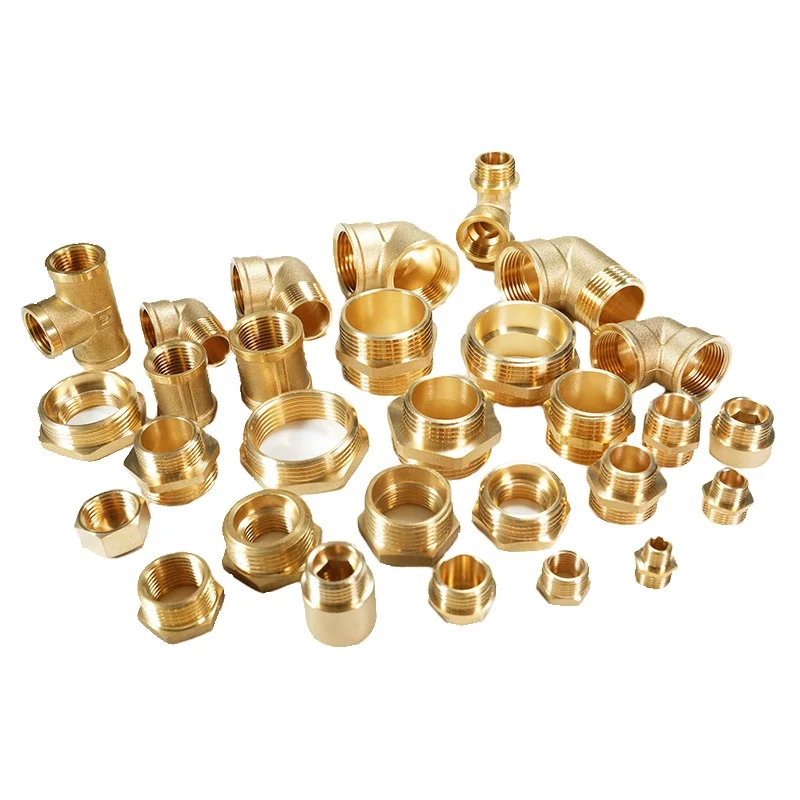 Elbow Brass Thread Fittings Angle 90° Inner Thread Rp X Outer Thread CW617N Blank Brass