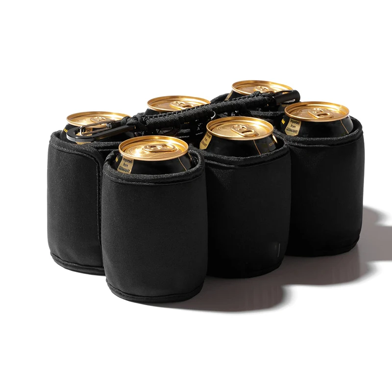 Wholesale Neoprene Carrier Tote Bag 6 Pack Beer bottle Holder custom logo