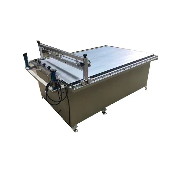 
big Glass Manual screen printing machine with vacuum 