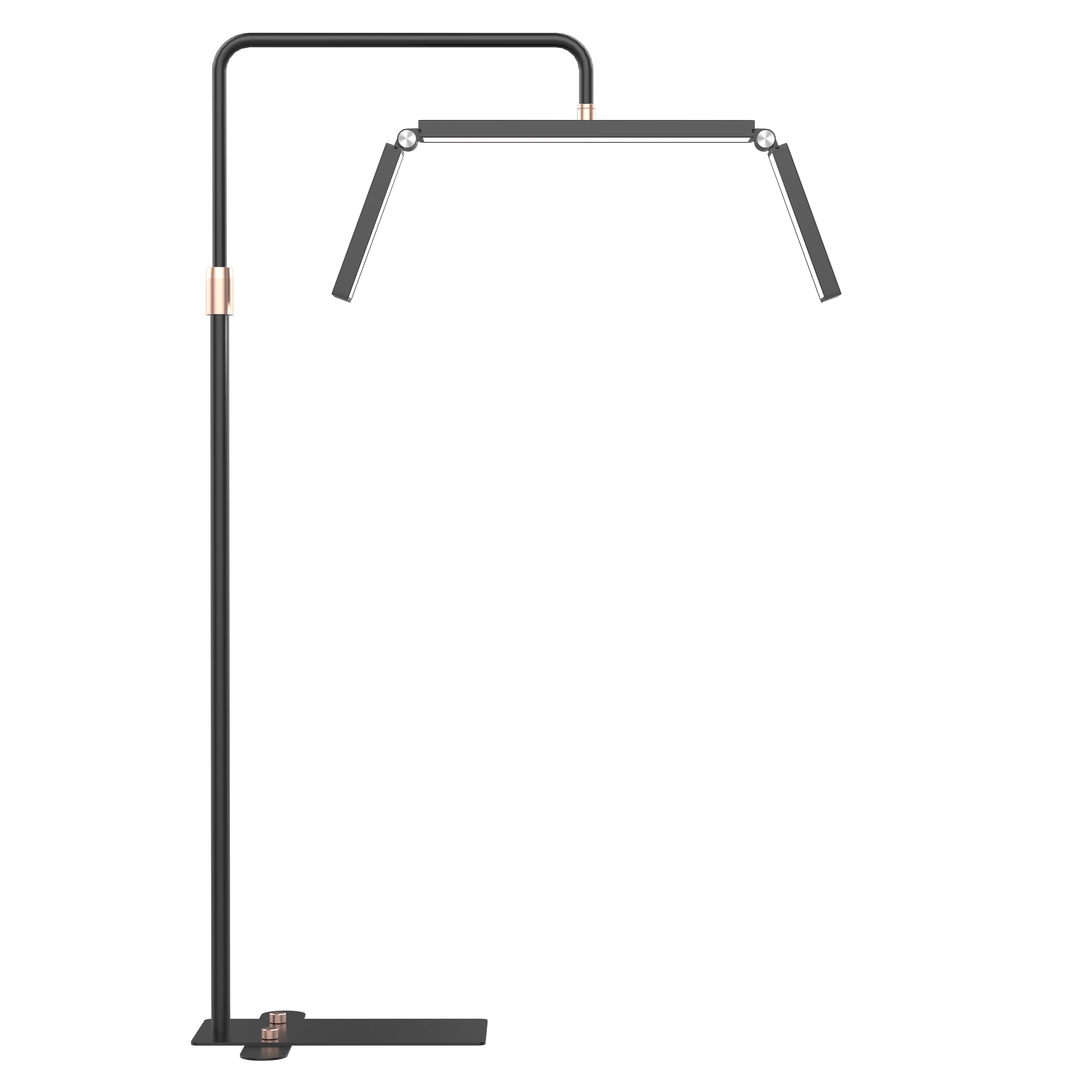 360 rotation Switch and Remote control Three Color Temperature Adjustments Beauty Half Moon Lamp Without any Glare