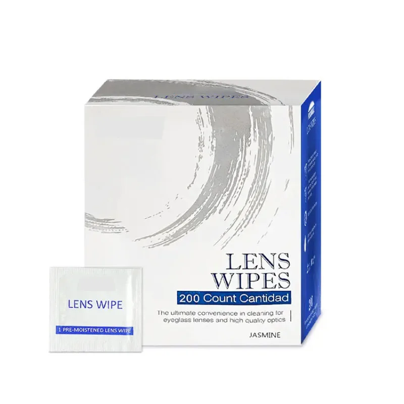 Glasses cleaning wet wipes and screen cleaning wipes 15*13cm from factory