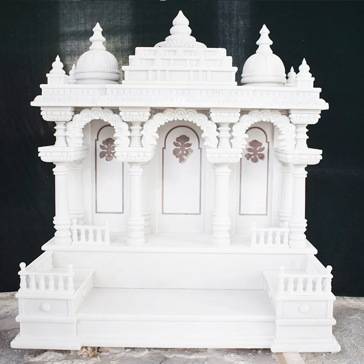 Hot sale 2019 high quality handmade fine outdoor white marble temple