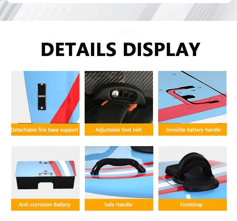 2025 Hot Sale Water Sports  Fast Water Board Electric Surfboard Motorized Surfboards for Sale