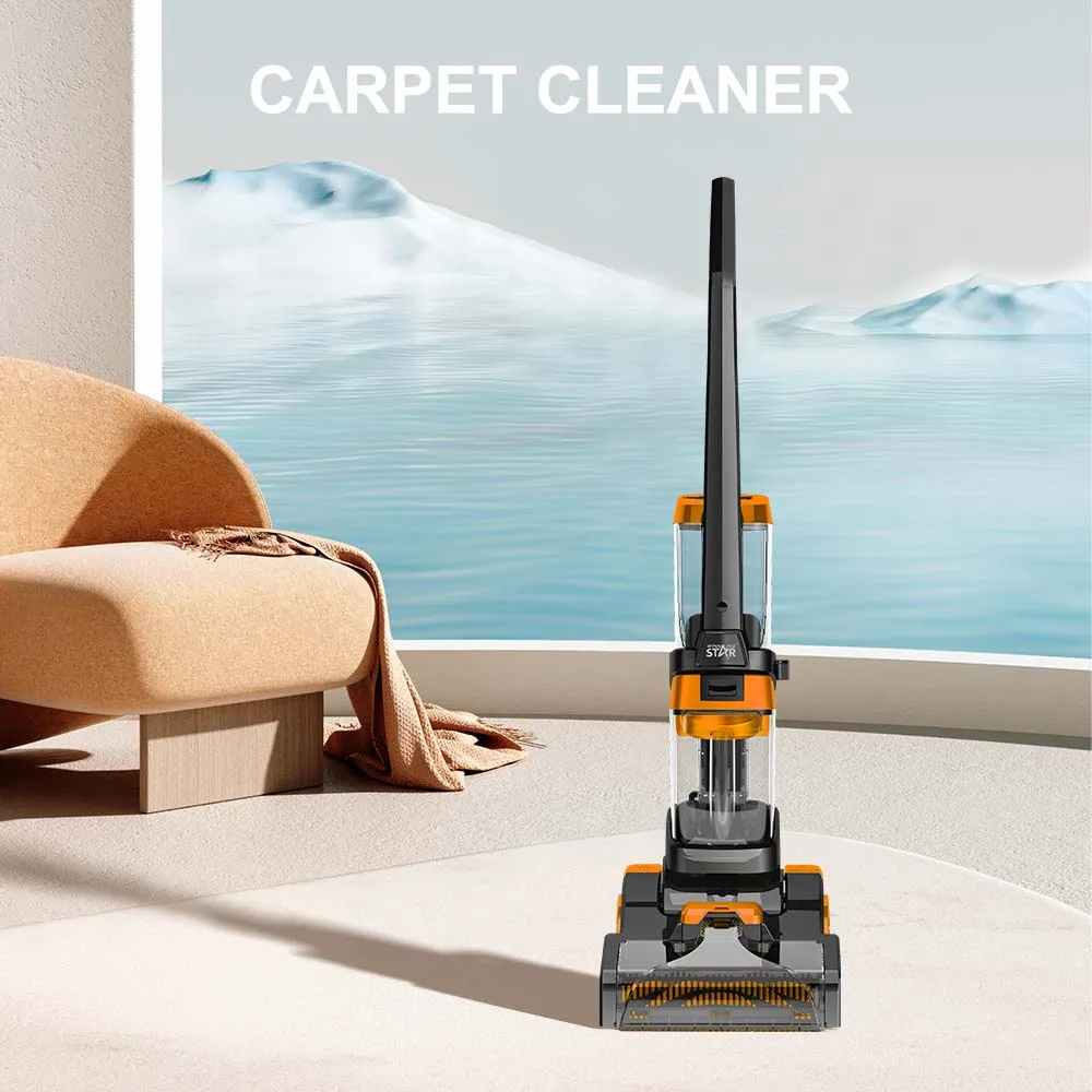 WINNINGSTAR ST-4602 Floor Care Wet Vacuum Cleaner Portable 3 in 1 Handheld Carpet Cleaner for Carpets