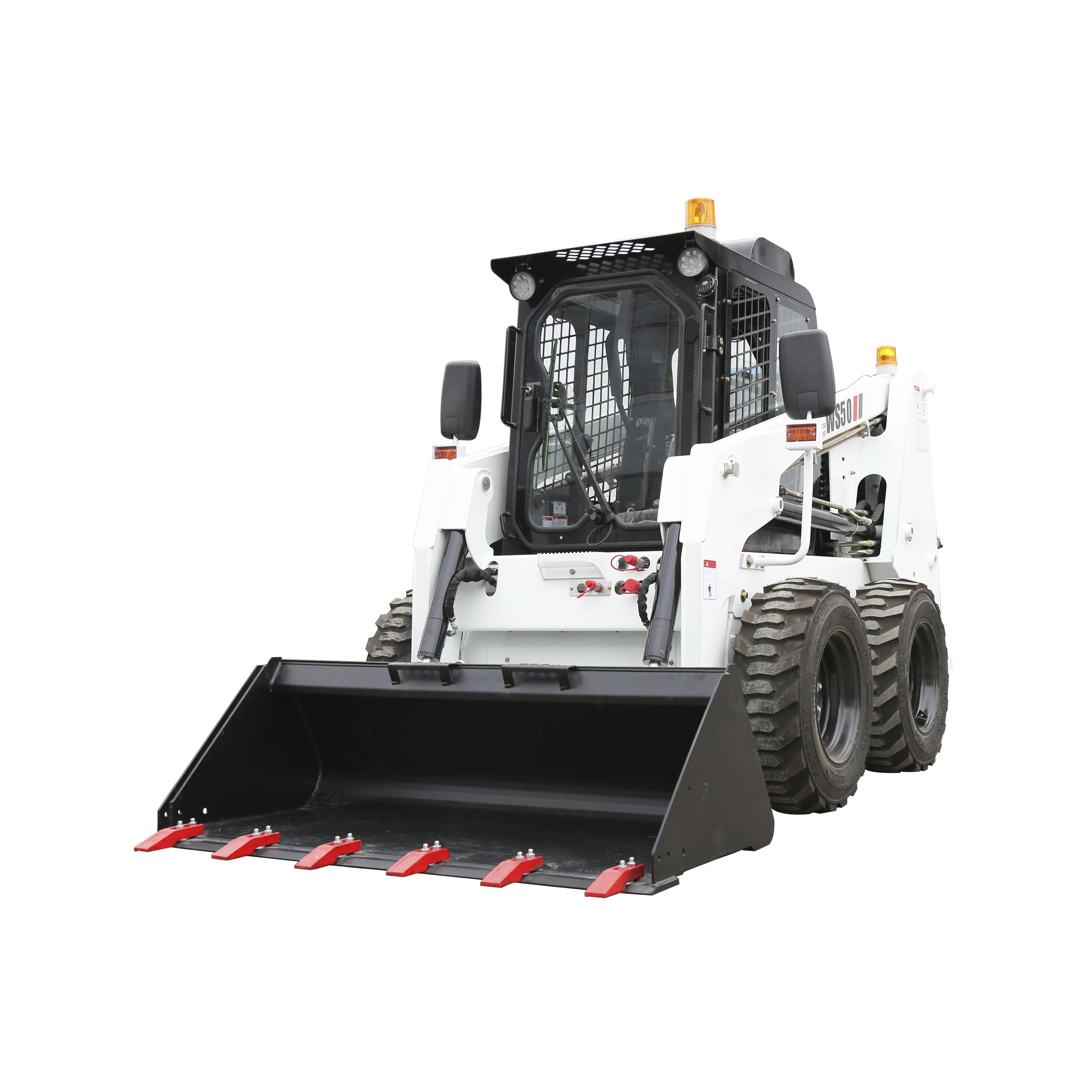 Russia Hot Selling new design Vertical lift strong skid steer loader with bucket