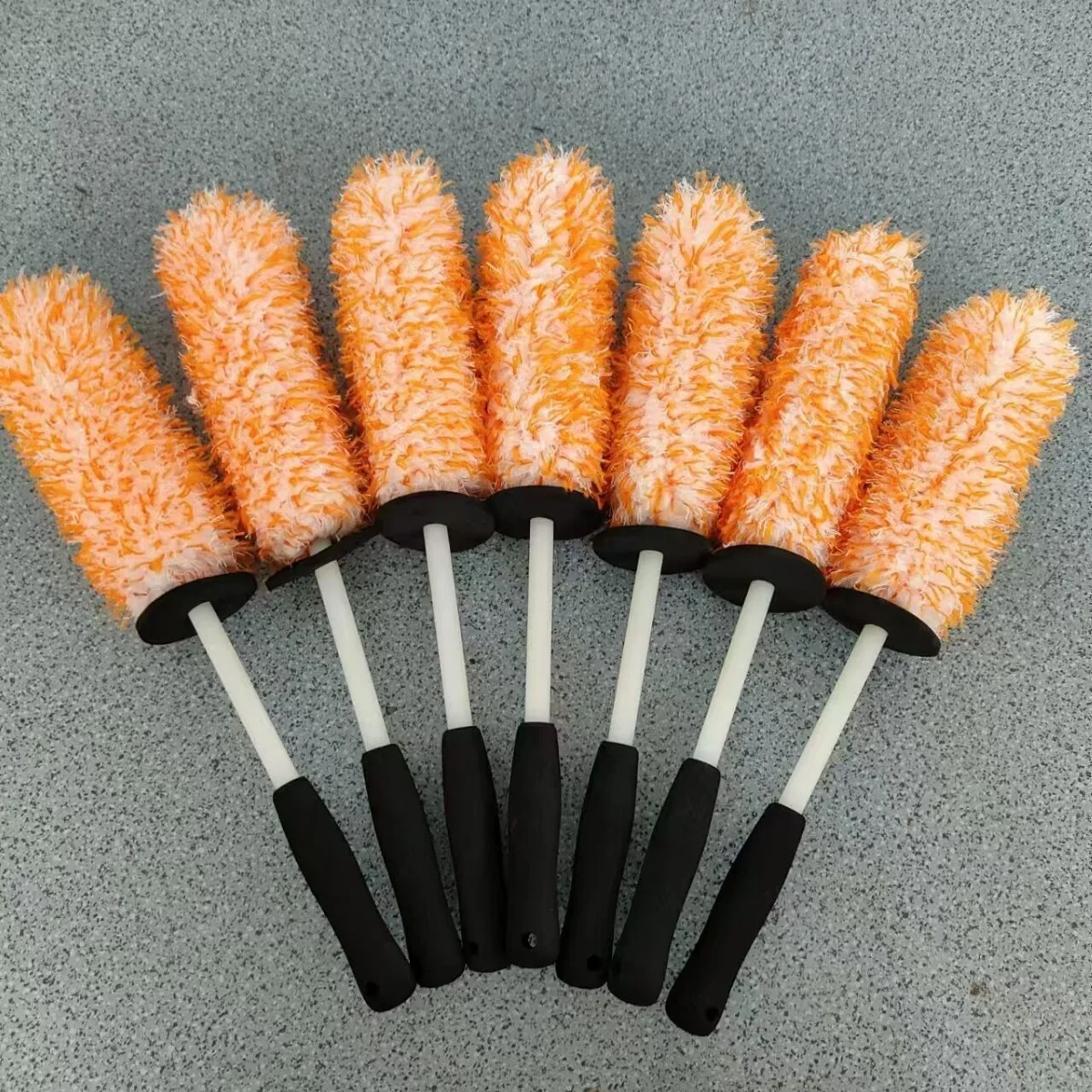 New Removable Microfiber Car Wheel Hub Tire Cleaning Detailing Brush Soft Car Wheel Brush