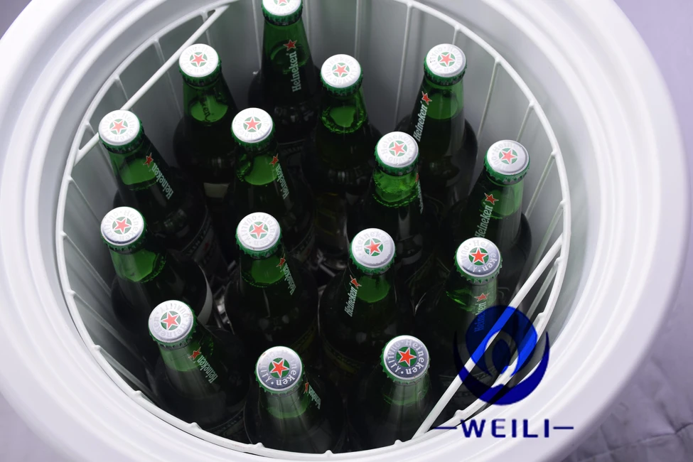 SC-50T Litre party cylinder- round shaped barrel can cooler fridge
