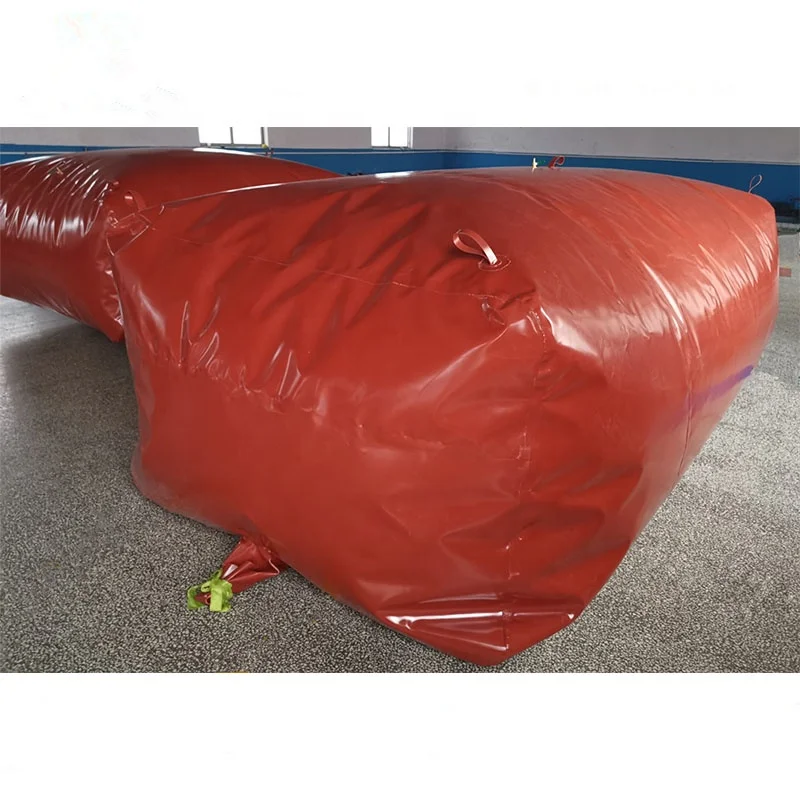 Long Life High Quality  Red Mud PVC Biogas Storage Balloon  500m3 Balloon Biogas Plant