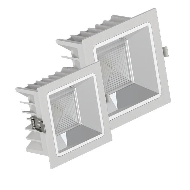 Manufacturer direct selling high-quality anti glare spotlight led square embedded led downlight ceiling light